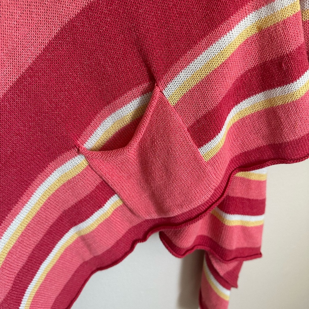 J. Jill Multicolor Striped Cardigan‎ xl - Picture 2 of 6